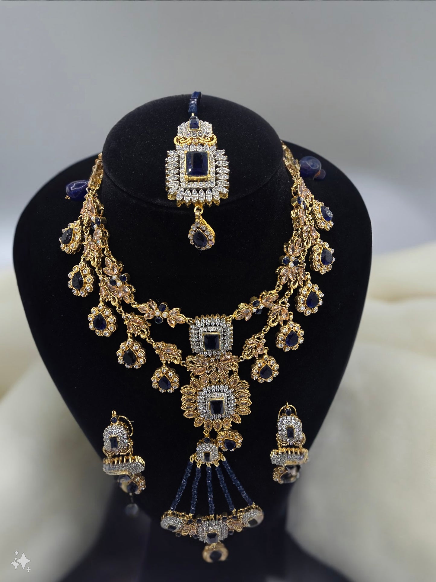 Mughal Princess Gold Sapphire