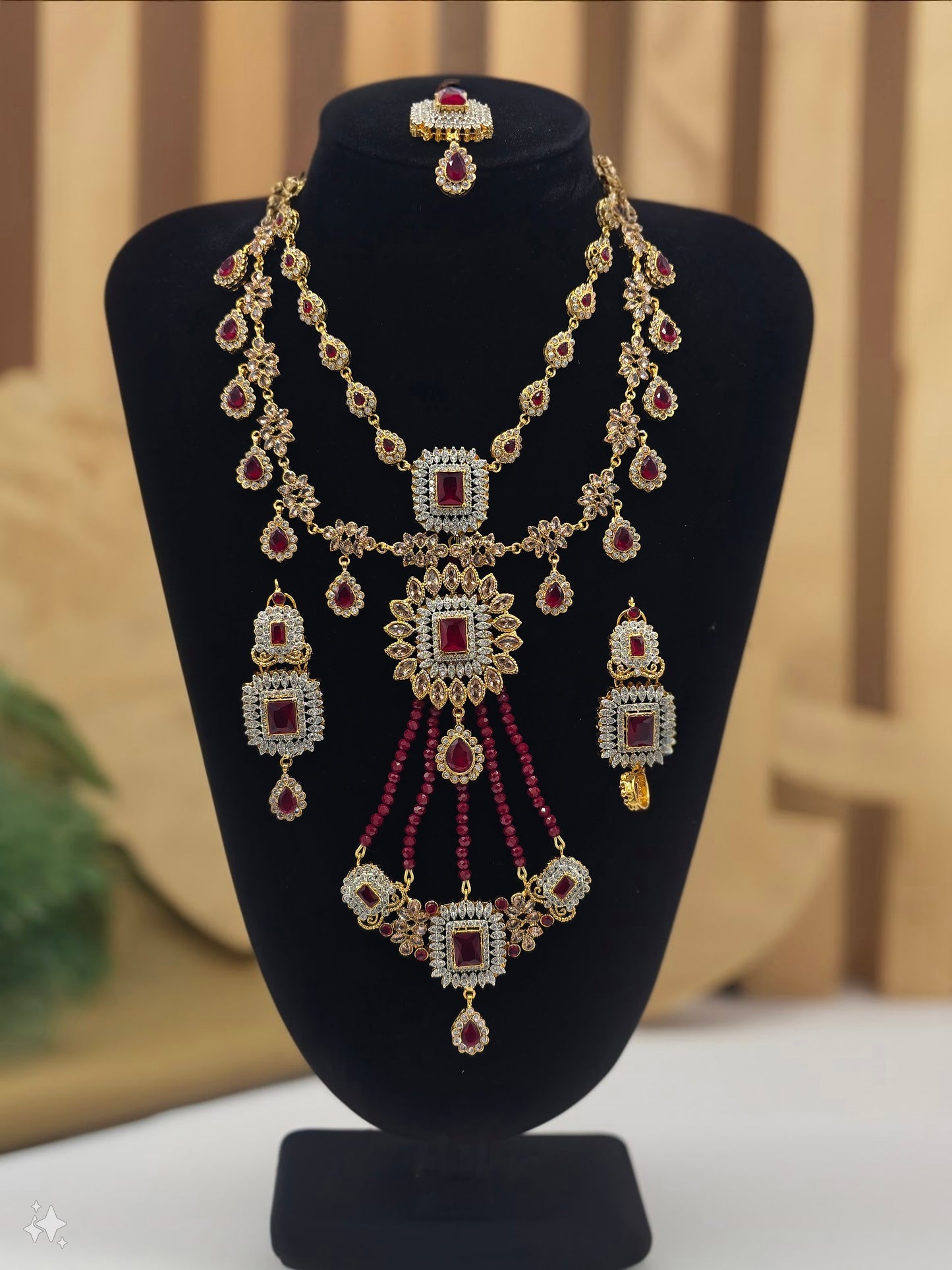 Mughal Princess Gold Ruby