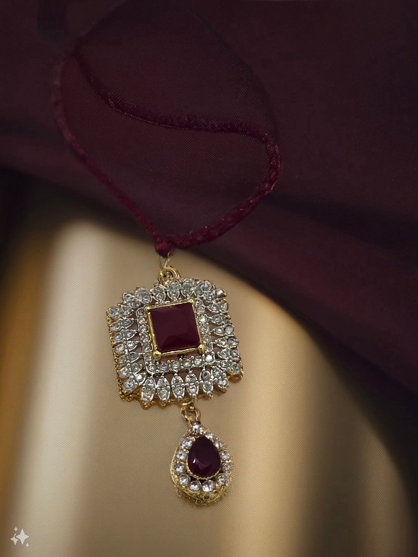 Mughal Princess Gold Ruby