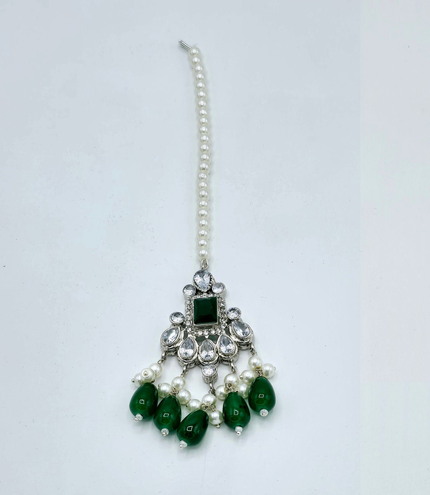 Elegant Silver Emerald