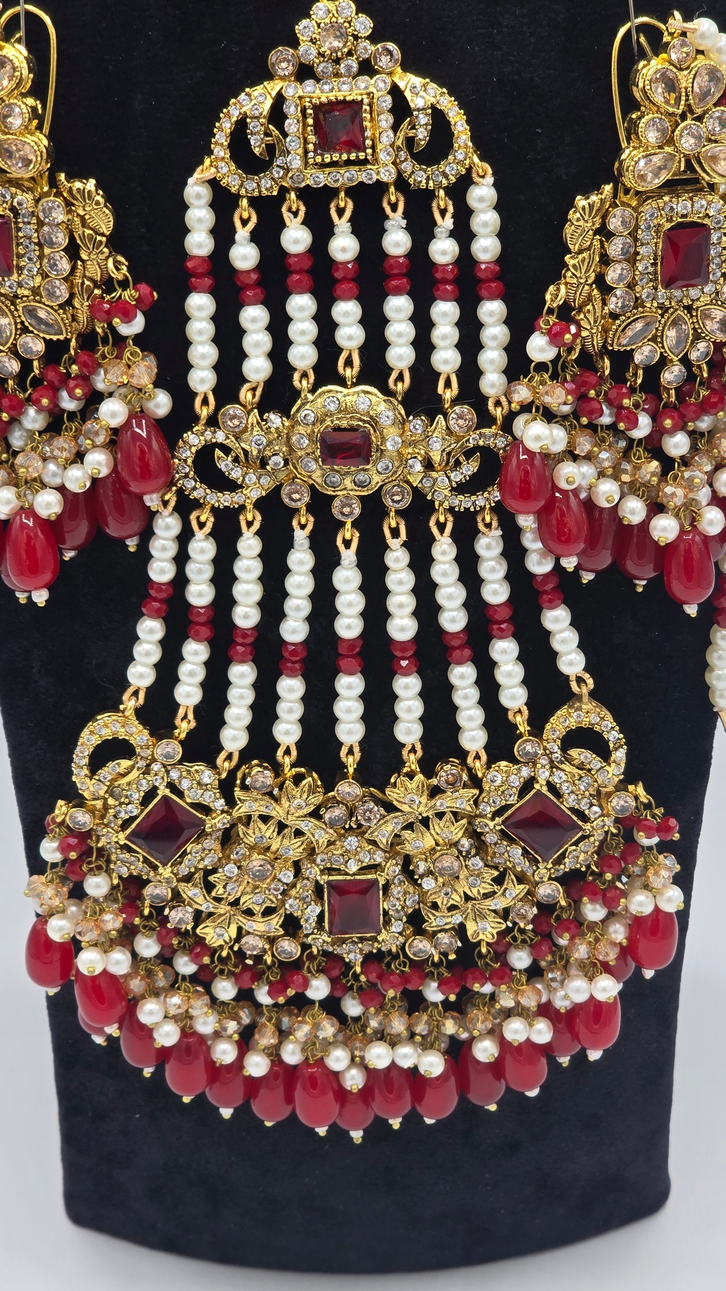 Rajasthani Bridal Set Ruby