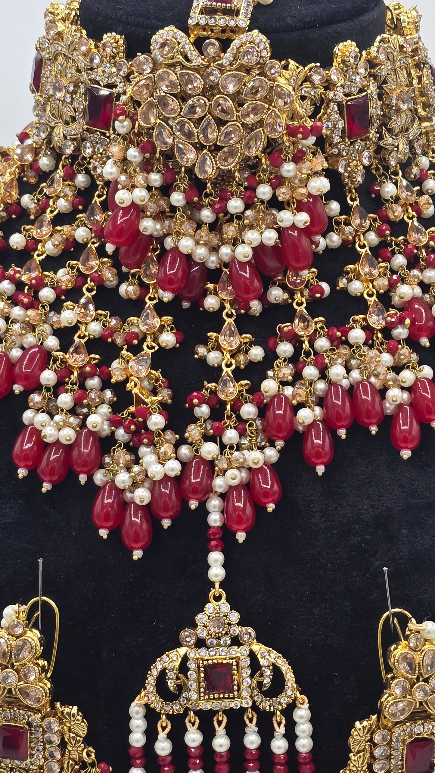 Rajasthani Bridal Set Ruby