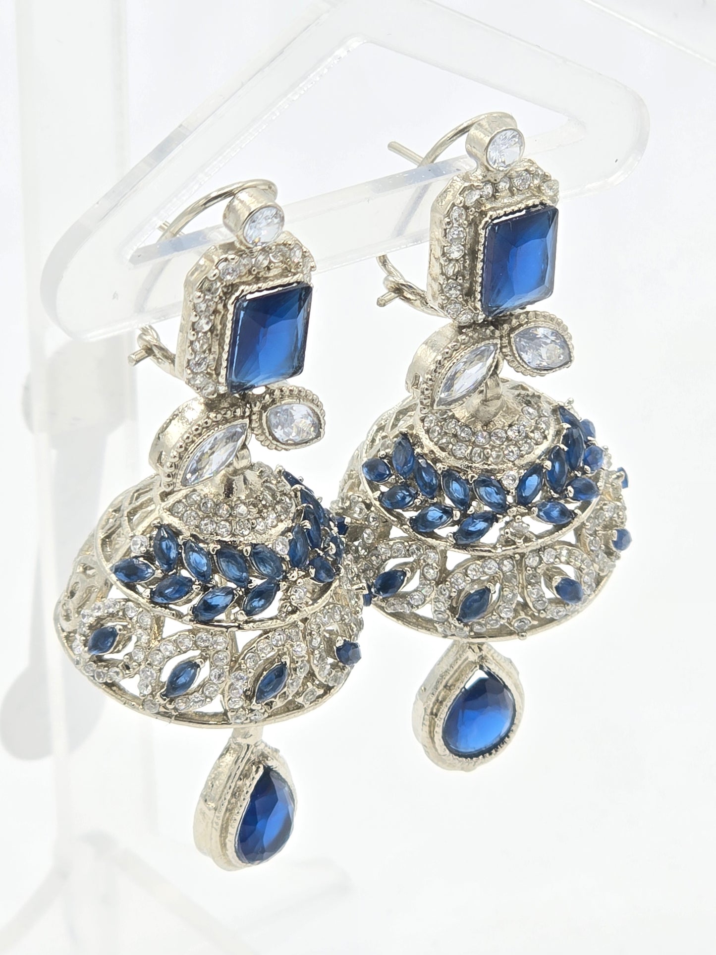 Ear Rings Jhumka Sapphire